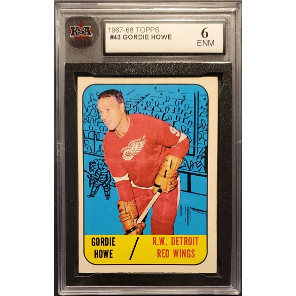 1967-68 Topps #43 Gordie Howe (KSA 6)