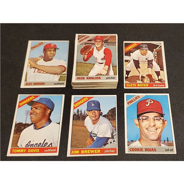 1966 O-Pee-Chee Baseball - Lot of 45 cards - VG to EX