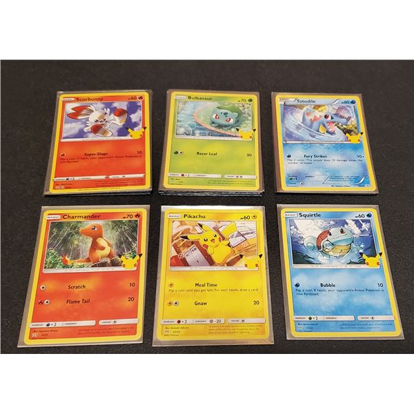 Pokemon - Complete McDonalds 25th Anniversary Set