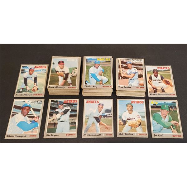 1970 O-Pee-Chee Baseball - Lot of 136 cards - GD to VG