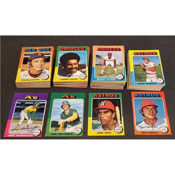 1975 O-Pee-Chee Baseball - Lot of 191 cards - VG/EX and better!