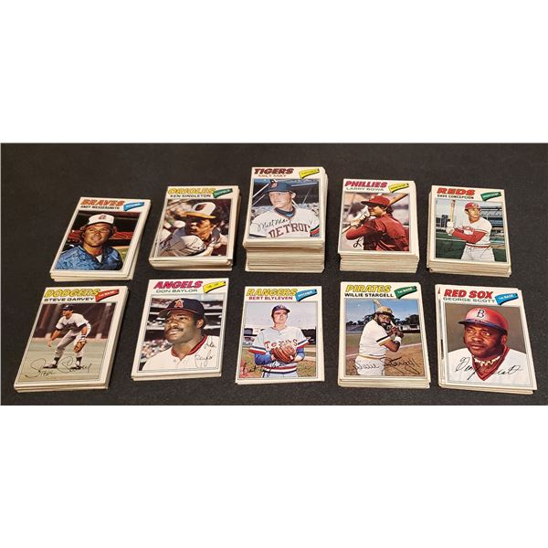 1977 O-Pee-Chee Baseball - Lot 256 cards EX condition