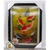Image 1 : NEW HOLOGRAPHIC KOI FISH FRAMED ART