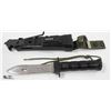 Image 1 : SURVIVAL KNIFE IN A SHEATH INCLUDES SAW, SHARPENER
