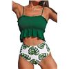 Image 1 : NEW CUPSHE XL HIGH WAIST BIKINI TOP & BOTTOM SET