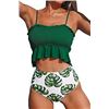 NEW CUPSHE XL HIGH WAIST BIKINI TOP & BOTTOM SET