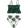 Image 2 : NEW CUPSHE XL HIGH WAIST BIKINI TOP & BOTTOM SET