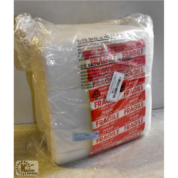 NEW BAG OF 12 X 12  PACKING FOAM SQUARES, AMZ SES