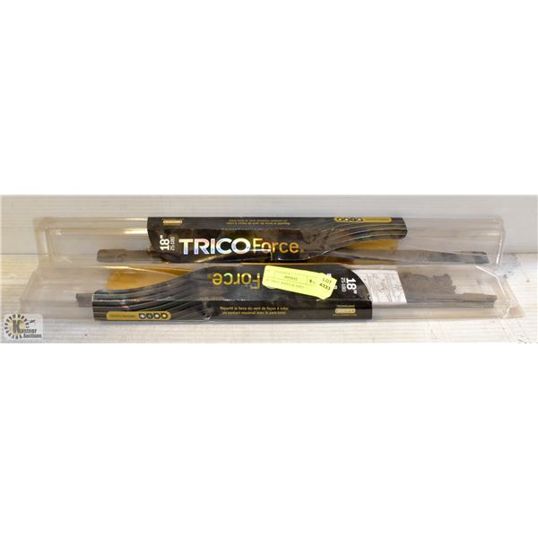 2 18" TRICO WIPER BLADES