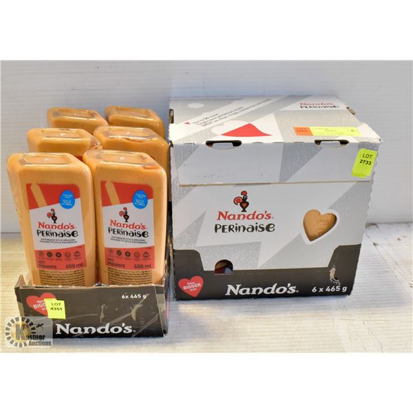 2 BOXES OF HOT NANDOS PERINAISE MAYONNAISE