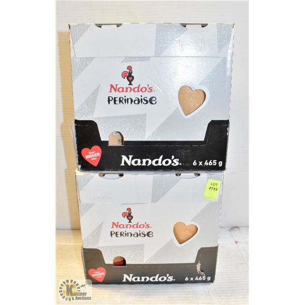 2 BOXES OF NANDOS PERINAISE MAYONNAISE DRESSING