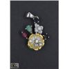 Image 1 : #12-NATURAL MOTHER OF PEARL,RUBY,SAPPHIRE,EMERALD