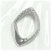 BZ322-68 SILVER DIAMOND PENDANT