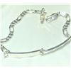 Image 2 : BZ322-83 SILVER 7.5" BRACELET