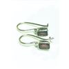 BZ322-86 SILVER GARNET EARRINGS