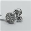 Image 2 : BZ322-98 SILVER WHITE TOPAZ (1.3CT) EARRINGS