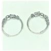 Image 2 : BZ322-94 SILVER HOOP EARRINGS