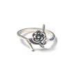 BZ322-99 SILVER RING ( SIZE 6.5)