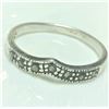 BZ322-70 SILVER MARCASITE RING (SIZE 6)