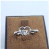 BZ322-58 SILVER CUBIC ZIRCONIA RING