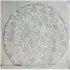 Image 1 : 29)  SHALLOW 15" DIAMETER CLEAR PRESSED GLASS