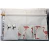 Image 1 : 27)  LOT OF 4 FLAMINGO HANGING ORGANIZERS,