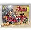 Image 1 : METAL WALL HANGING "INDIAN MOTORCYCLES"