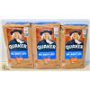 3 BAGS OF QUAKER ONE MINUTE OATS 900G BAGS