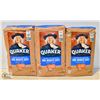 Image 1 : 3 BAGS OF QUAKER ONE MINUTE OATS 900G BAGS