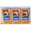 3 BAGS OF QUAKER ONE MINUTE OATS 900G BAGS