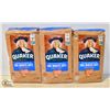 Image 1 : 3 BAGS OF QUAKER ONE MINUTE OATS 900G BAGS