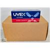 Image 1 : BOX LOT OF 10 UVEX 50601X SAFETY GLASSES