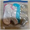 Image 1 : 9 PACK LADIES ANKLE SOCKS*COLOUR & STYLE MAY VARY*