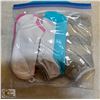 Image 1 : 9 PACK LADIES ANKLE SOCKS*COLOUR & STYLE MAY VARY*