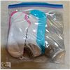 Image 1 : 9 PACK LADIES ANKLE SOCKS*COLOUR & STYLE MAY VARY*