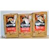 3 BAGS OF QUAKER QUICK OATS 1 KG BAGS