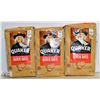 3 BAGS OF QUAKER QUICK OATS 1 KG BAGS