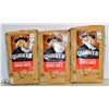 Image 1 : 3 BAGS OF QUAKER QUICK OATS 1 KG BAGS