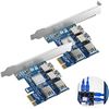 NEW 2 PACK OF PCIE USB 3.0 CARDS, 1 TO 4 PCI SLOTS