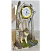 Image 1 : QUARTZ WOLF CLOCK NEEDS BATTERY