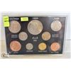 Image 1 : COIN DISPLAY CASE CONTAINING UNCIRCULATED EUROPEAN