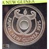 Image 1 : 1975 SILVER PROOF ONE KINA PAPUA NEW GUINEA