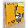 Image 1 : PAIR OF SONY DR-S3 STEREO HEADPHONES