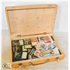 Image 1 : WOODEN BOX OF MAGIC CARDS