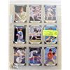 Image 1 : TEN 1990 LEAF BASEBALL CARDS