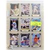 Image 1 : TEN 1990 LEAF BASEBALL CARDS