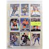 Image 1 : LOT OF 9 OILERS CARDS