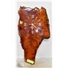 BURL WOOD WALL CLOCK BATTERIES INCLUDED