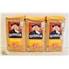 3 BAGS OF QUAKER LARGE FLAKE OATS 1KG BAGS