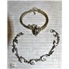 Image 1 : SILVER DOLPHIN & STONE BRACELETS